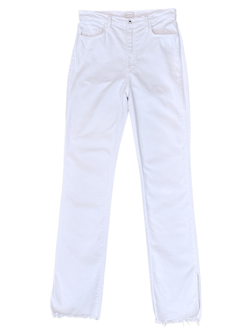 Favorite Daughter Valentina Tower High Rise Slit Jeans in Bahamas White Women 30 - Picture 4 of 10
